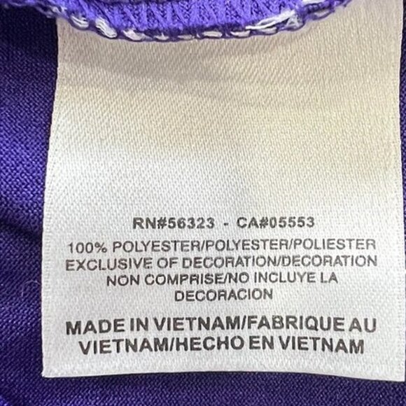 Nike Men’s Purple Short Sleeve Dri Fit Tee Size Medium - Picture 5 of 5